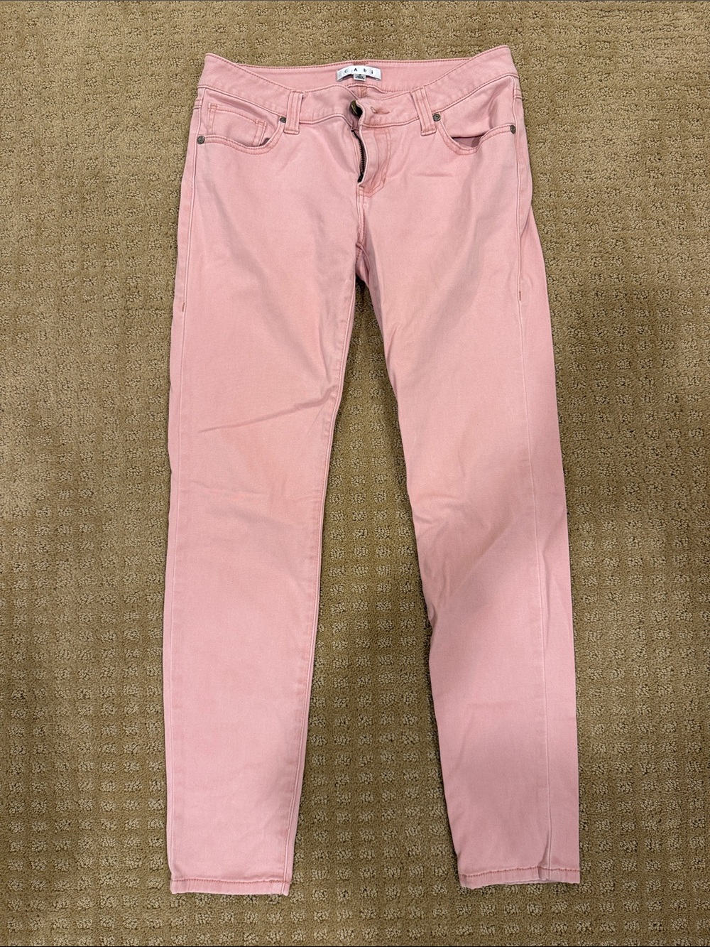 CAbi Slim Skinny Jeans in Dusty Pink